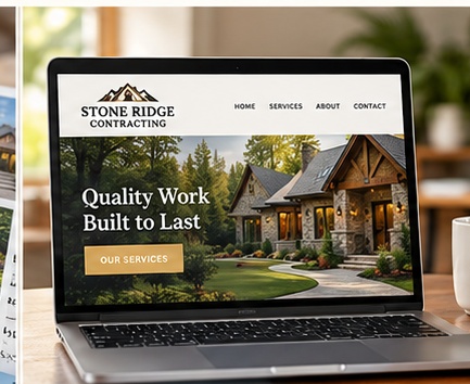Professional small business website